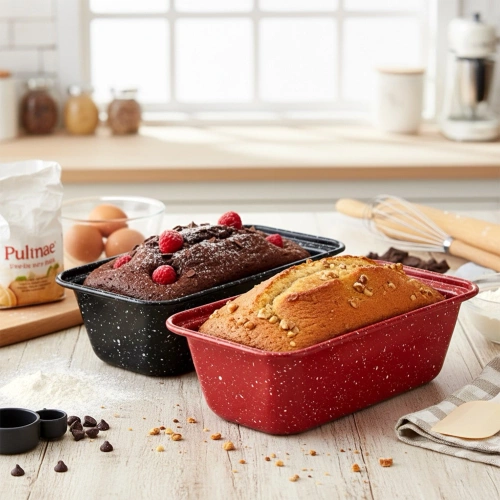 Forma do chleba granitowa 16x9 cm 2 szt.