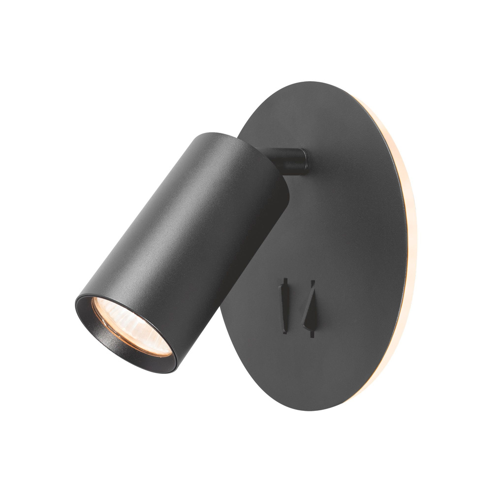 Lampa Ścienna Videx Kinkiet Oprawa Punktowa 5W 380lm 2700K Ciepła Czarna