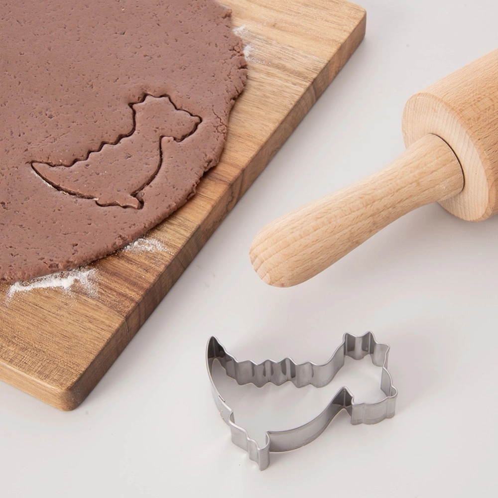 Wykrawacz do ciastek stalowy dinozaur 6,5 cm