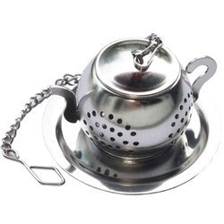 Zaparzacz do herbaty z podstawką czajniczek FACKELMANN 682313 (wycofany)