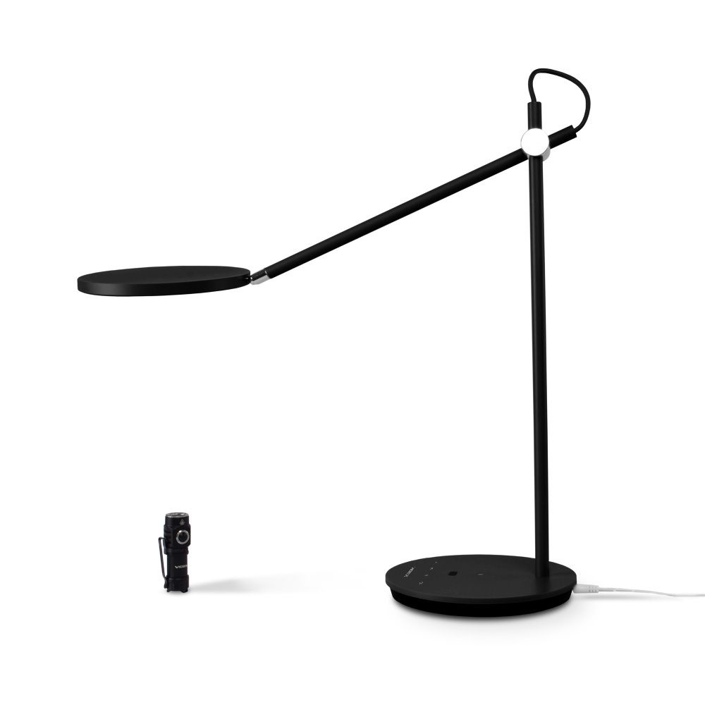 Lampa biurkowa LED ściemnialna VIDEX TF15B 20W 4100K czarna