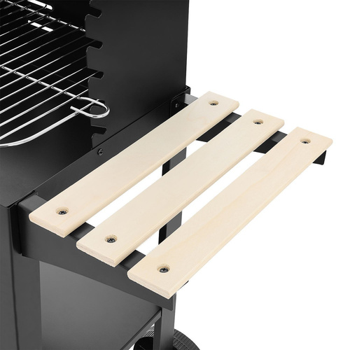Grill węglowy ogrodowy na kółkach + akcesoria