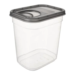 Pojemnik na produkty sypkie z dozownikiem GREY 1,9 l