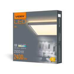 Lampa sufitowa LED VIDEX LED CEILING DL3S 24W BIAŁA 4K
