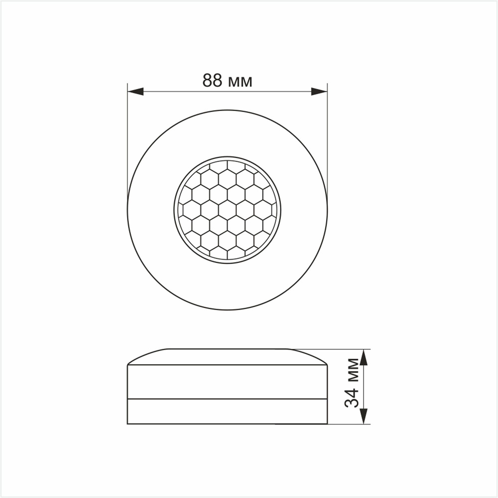 Czujnik ruchu i światła PIR VIDEX VL-SPC12B 1200W