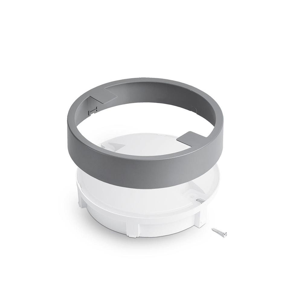 Oprawa sufitowa Videx LED 18W 1440lm natynkowa plafon 22cm Ciemno szary