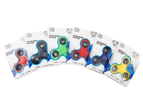 Fidget spinner trójramienny 7,5 cm różne kolory