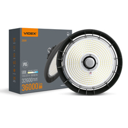 Lampa przemysłowa LED High Bay 200W 5000K 36000lm czarna do hali magazynu