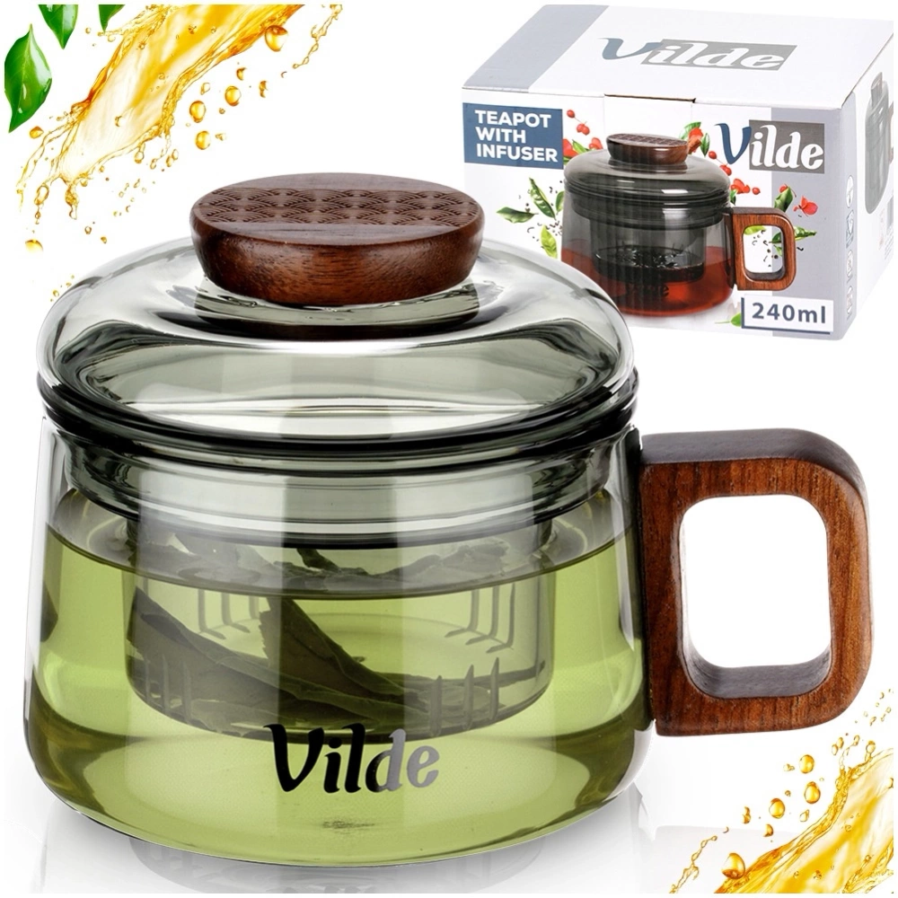 Szklanka z zaparzaczem do herbaty 240 ml