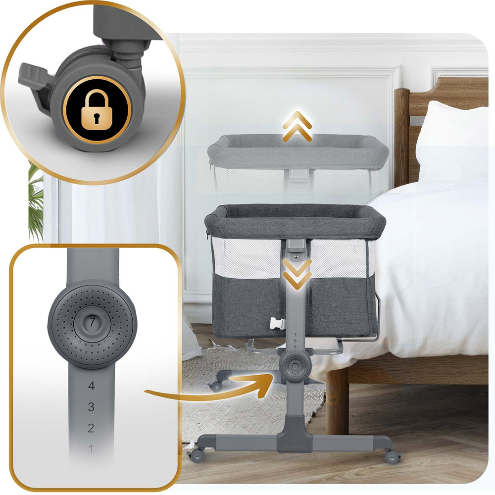 Łóżeczko dziecięce składane turystyczne dostawka 