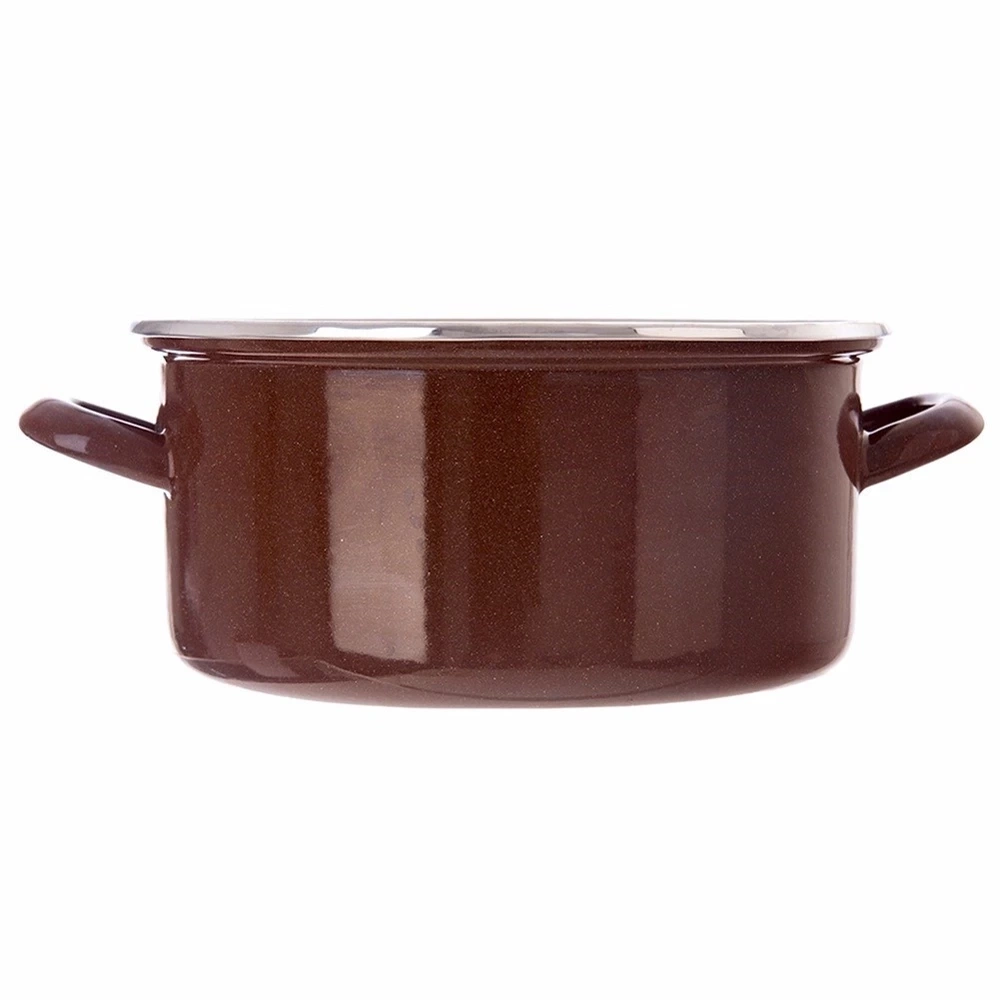 Garnek emaliowany BROWN 26 cm, 5 l