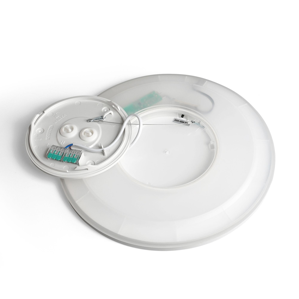 Lampa sufitowa LED z dekoracyjnym podświetleniem VIDEX DL5R 22W 220V biała