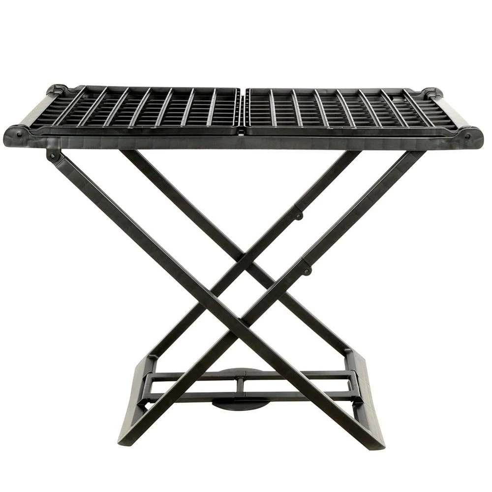 Suszarka na pranie czarna rozkładana XXL 200 cm