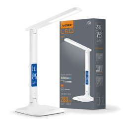 Lampa biurkowa LED ściemnialna VIDEX-LAMPA-BIURKOWA-RIO-BIAŁA