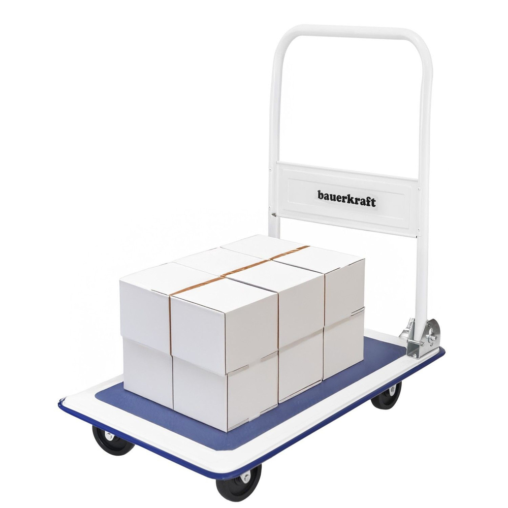 Wózek platformowy magazynowy transportowy składany ręczny 150kg