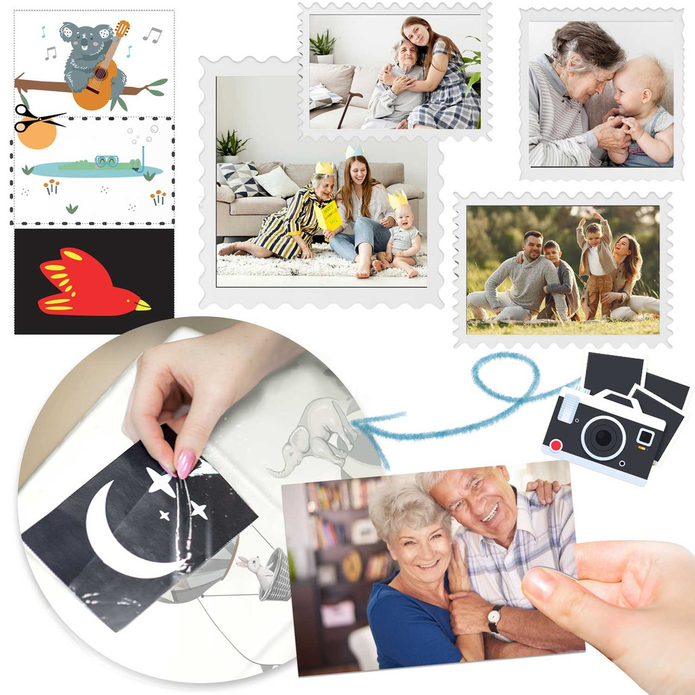 Mata edukacyjna interaktywna duża Balony