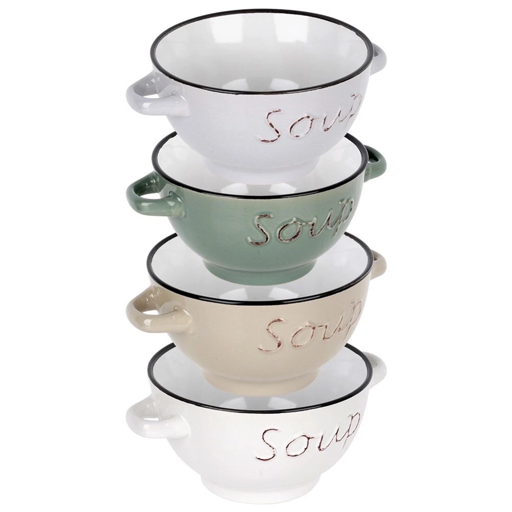 Miska bulionówka ceramiczna 600 ml 4 szt.