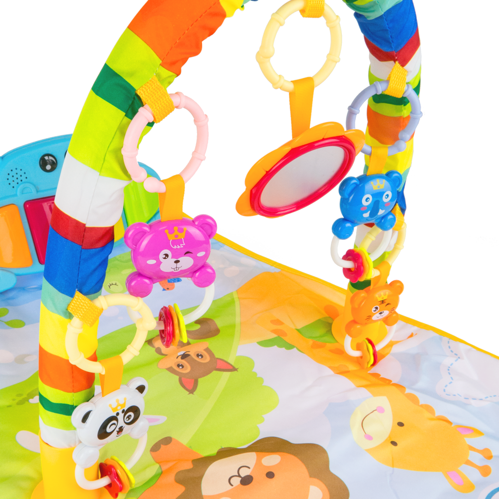 Interaktywna mata edukacyjna z zabawkami + pianino