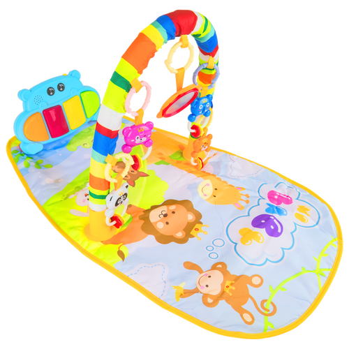 Interaktywna mata edukacyjna z zabawkami + pianino