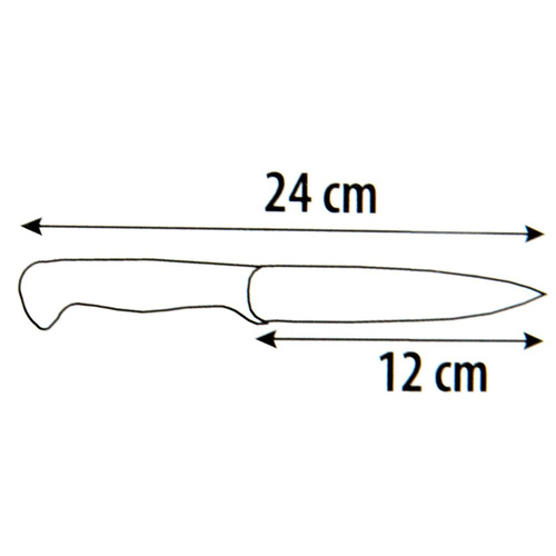 Nóż kuchenny do krojenia warzyw 24/12cm NIROSTA 41835