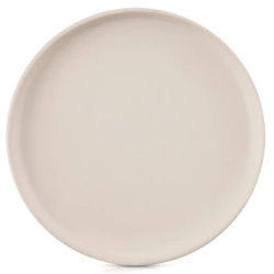 Talerz deserowy ceramiczny kremowy SKANDI 20,5 cm