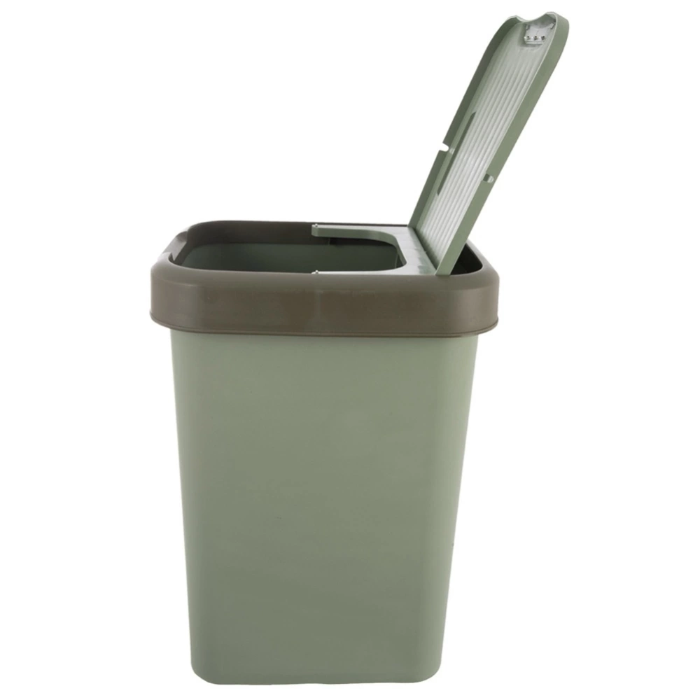 Kosz na śmieci plastikowy zielony 25 l