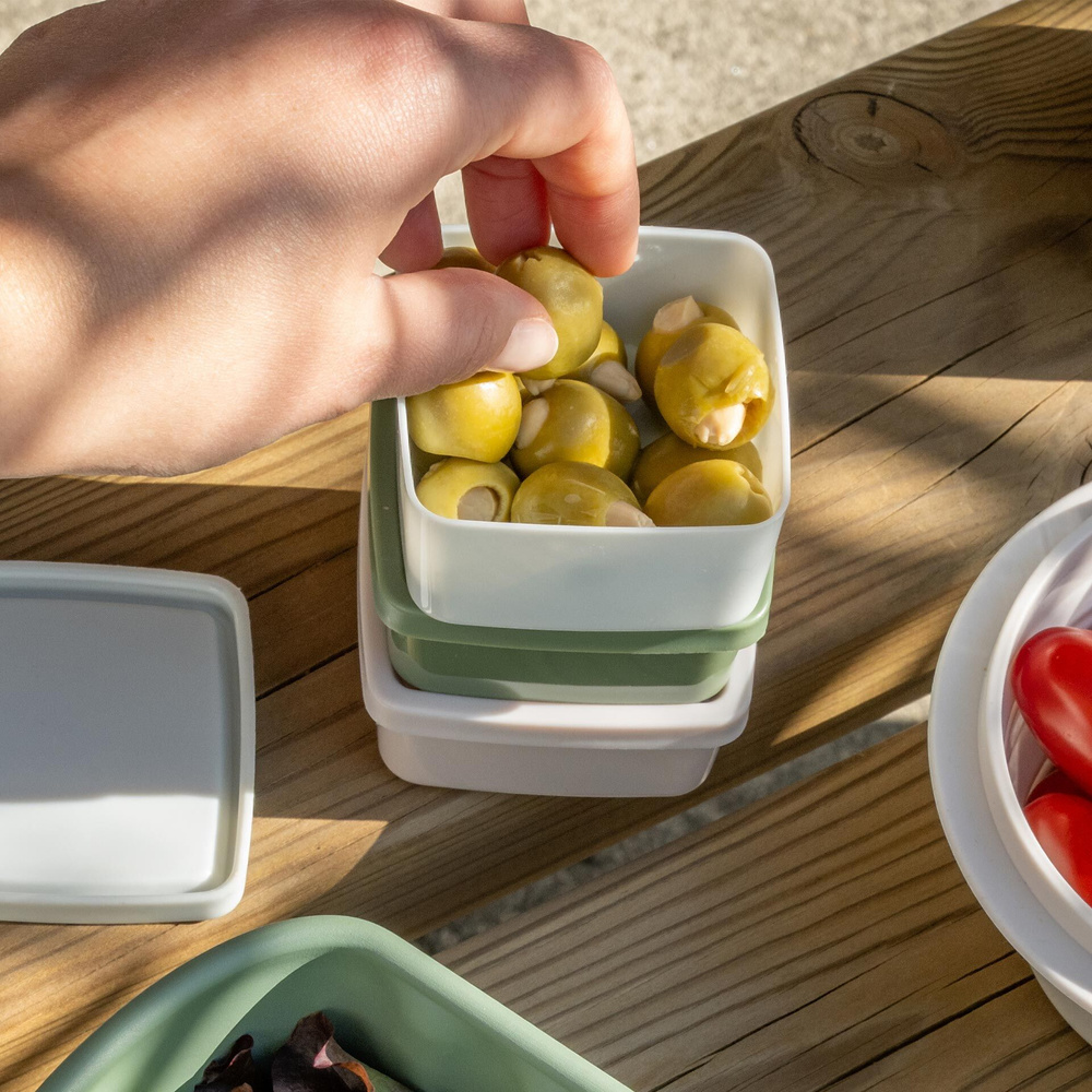 Pudełko na przekąski prostokątne 7x7 cm, 3 szt. FACKELMANN