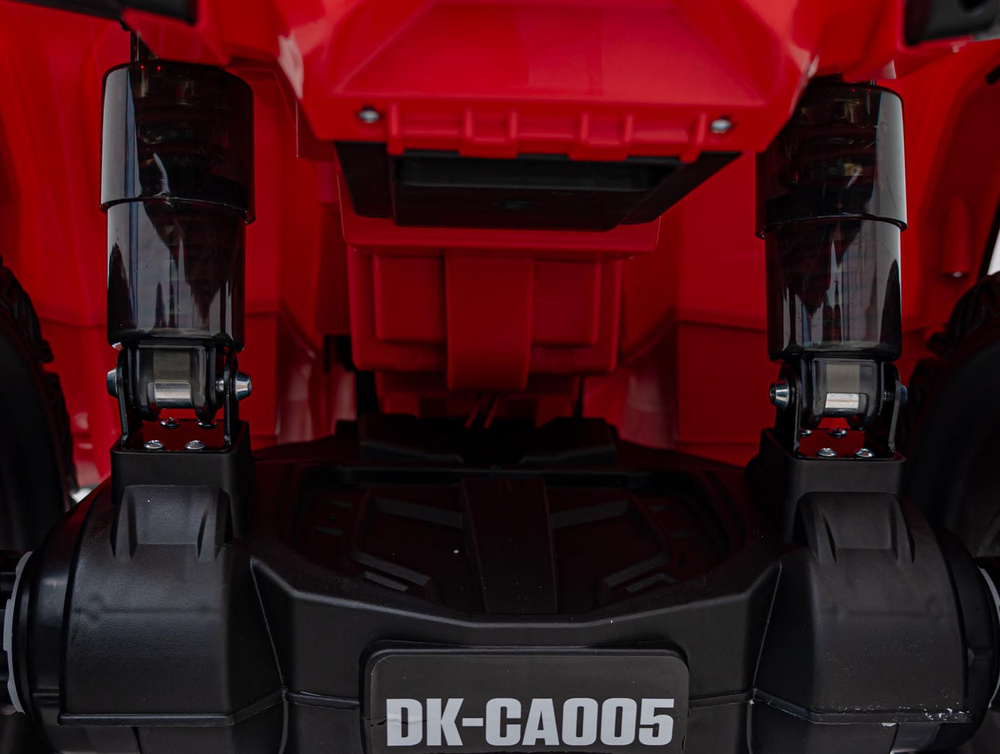 Quad Can Am Outlander ATV z Pilotem Czerwony