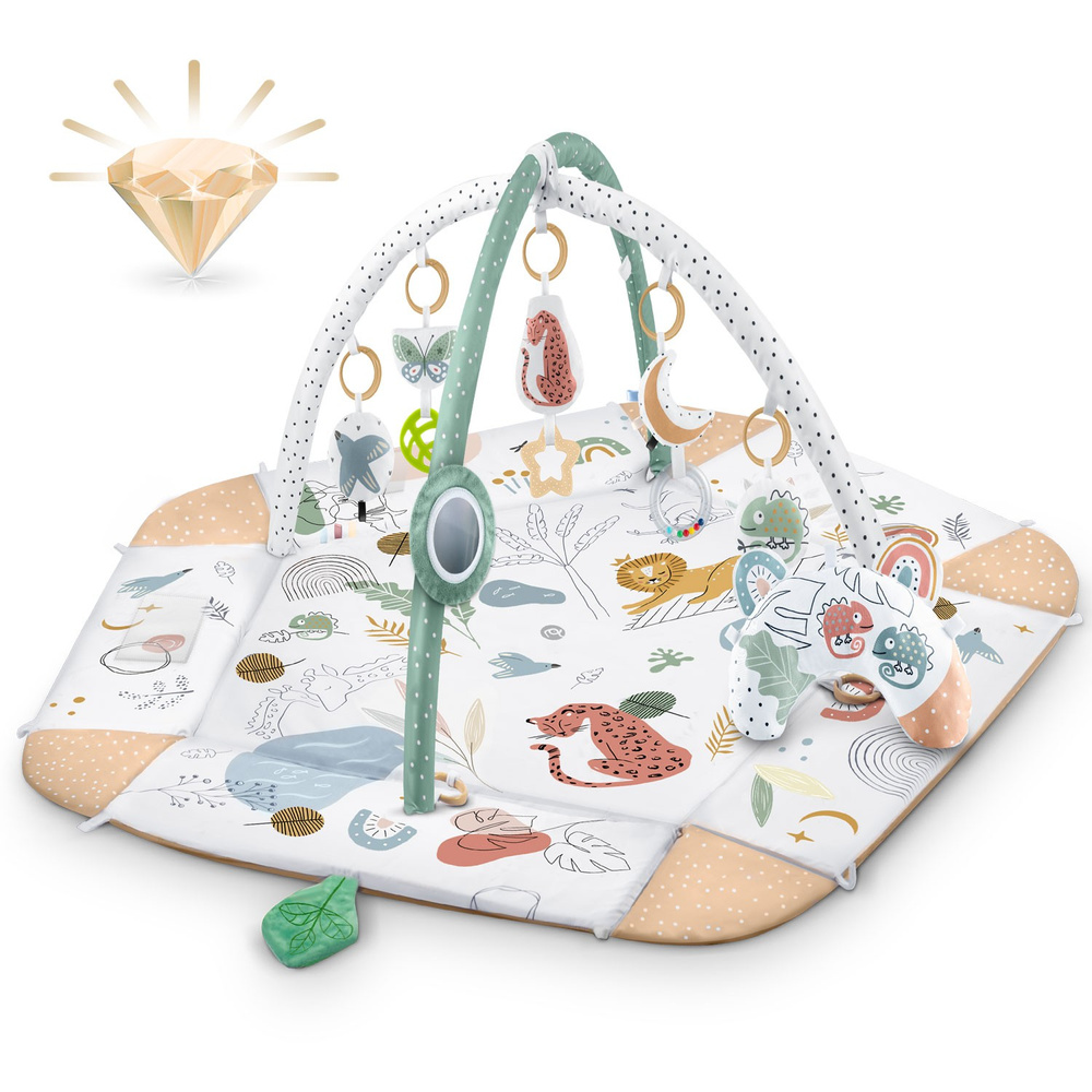 Mata edukacyjna interaktywna Lew 