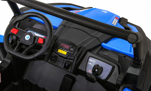 Buggy UTV-MX na akumulator dla dzieci Niebieski + Napęd 4x4 + Pilot + Audio LED + Schowek + EVA + Wolny Start