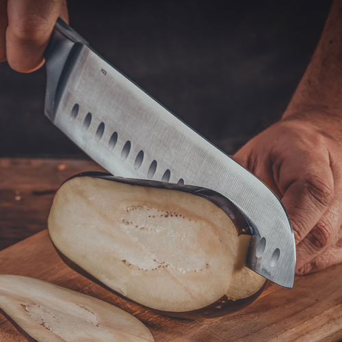 Nóż Santoku 20 cm ze stali nierdzewnej Nirosta