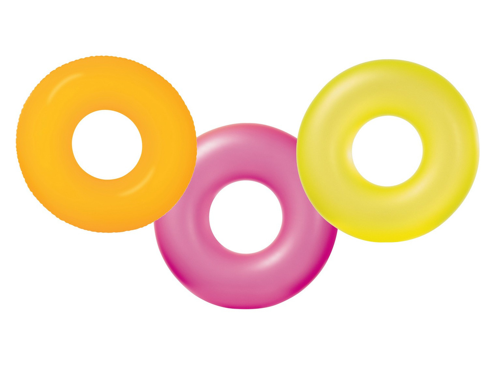 Koło do pływania Neon śr 91 cm INTEX 59262 zielony