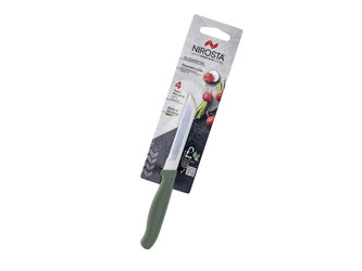 Nóż kuchenny Elemental, 9 cm, zielony Nirosta