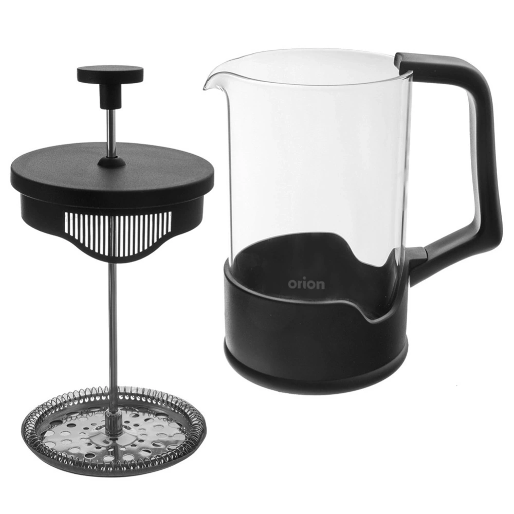 Zaparzacz tłokowy do kawy i herbaty szklany BLACK 650 ml