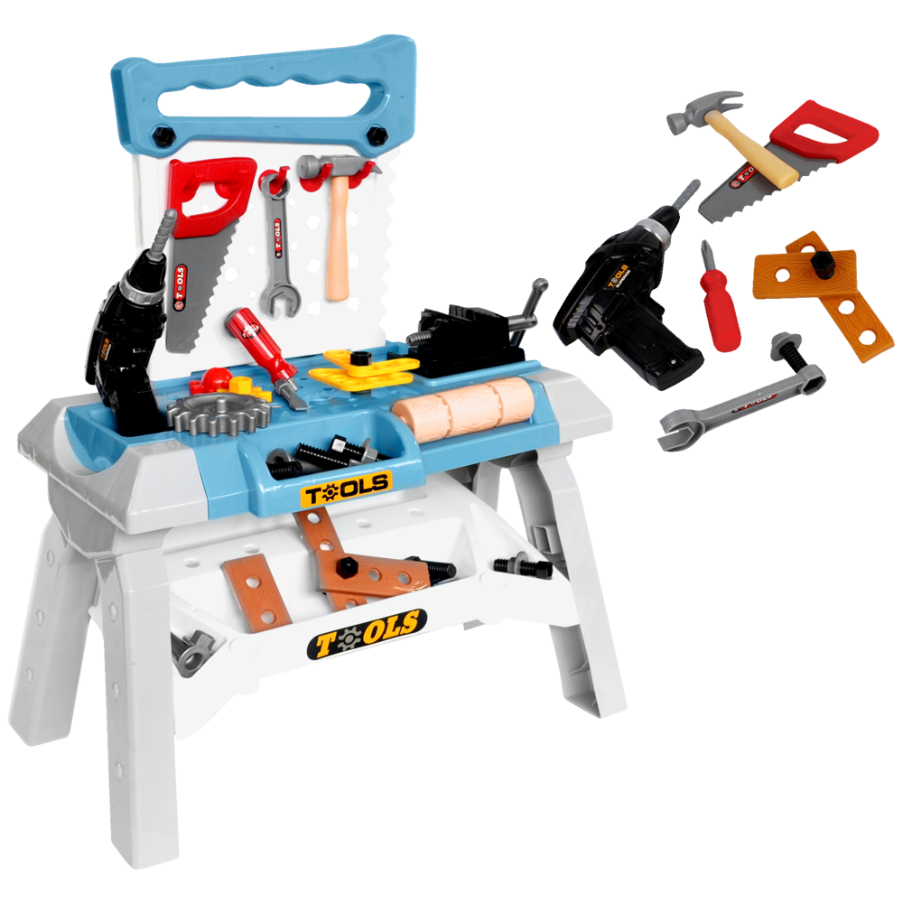 Warsztat z narzędziami zestaw stolik blat 52 el