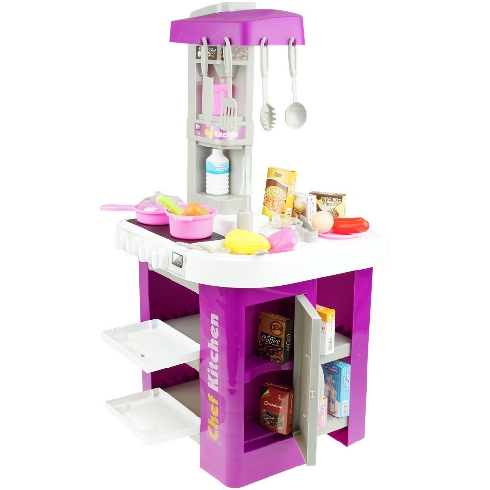 Kuchnia duża z piekarnikiem+akcesoria 53el.kucharz