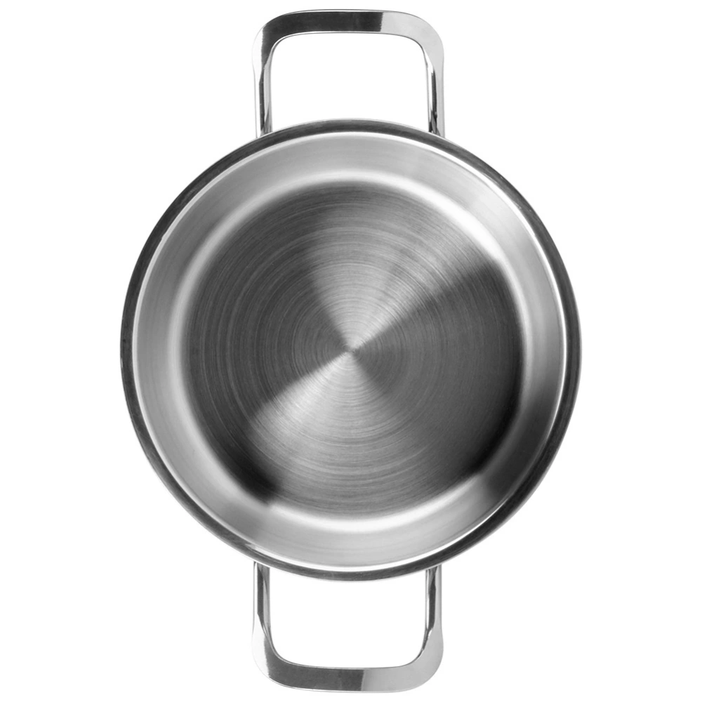 Garnek stalowy z pokrywką ANETT 16 cm, 1,2 l