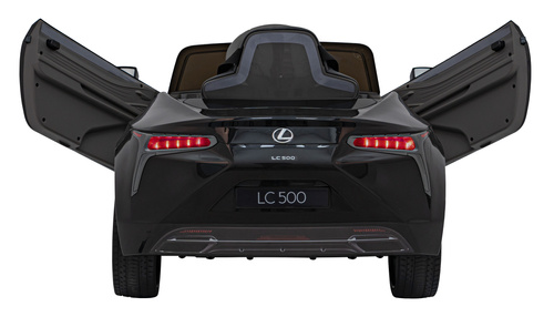 Lexus LC500 na akumulator dla dzieci Czarny + Pilot + Wolny Start + EVA + Audio LED