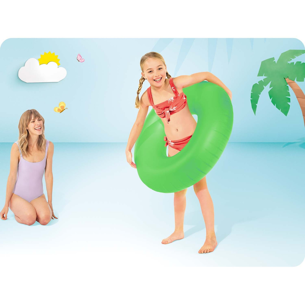 Koło do pływania Neon śr 91 cm INTEX 59262 zielony