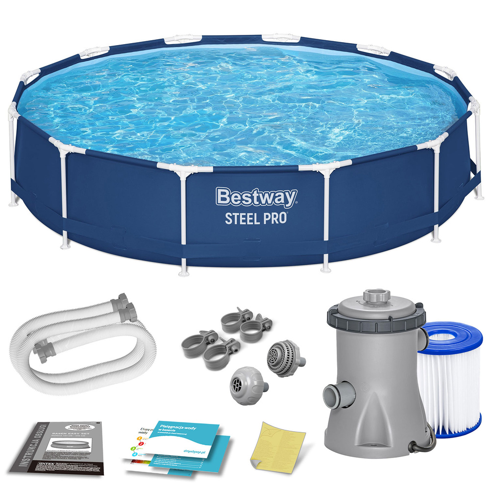 Bestway Basen stelażowy 366cm x 76cm 8w1 56681