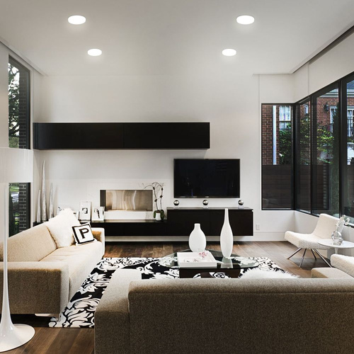 Oprawa oświetleniowa LED bezramkowa VIDEX-DOWNLIGHT-LED-DLFR-24W-NW