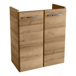 Dwudrzwiowa szafka pod umywalkę 52 cm sękaty dąb Milano Fackelmann 84332