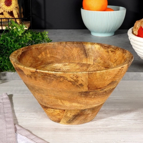 Miska drewniana 19,5 cm, 1 l