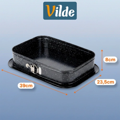 Forma do pieczenia granitowa rozpinana 35x24x6,5 cm