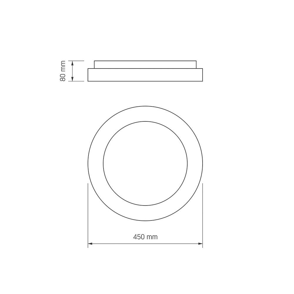 PLAFON LED LAMPA SUFITOWA OKRĄGŁA BIAŁA ZMIENNA BARWA KOLORY RGB 72W +PILOT