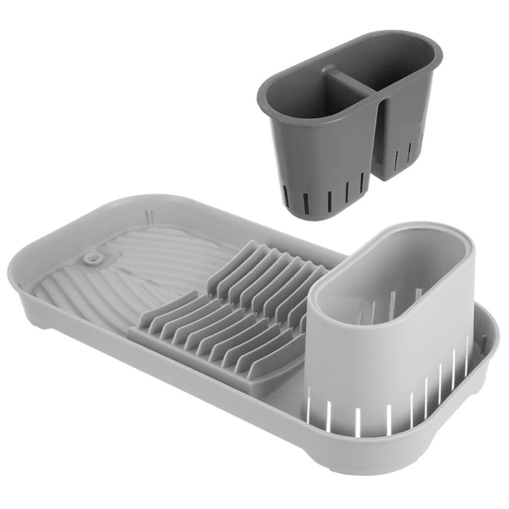 Suszarka na naczynia szara 39x19,5x11 cm