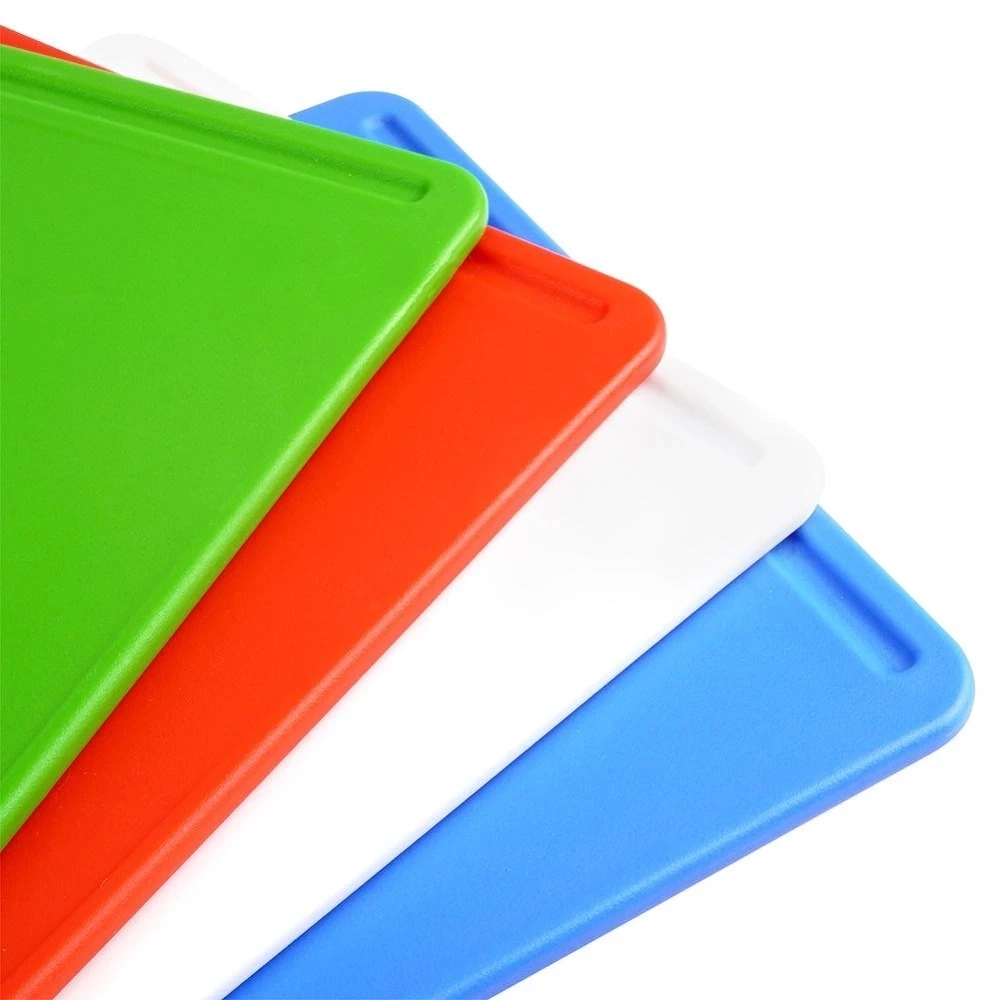 Deski do krojenia plastikowe ze stojakiem 20x15 cm 4 szt.