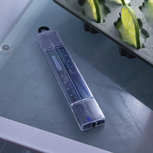 Termometr do zamrażarki, czarny, 2 częściowy FMprofessional