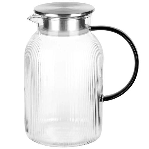 Dzbanek szklany z pokrywką 1,5 l