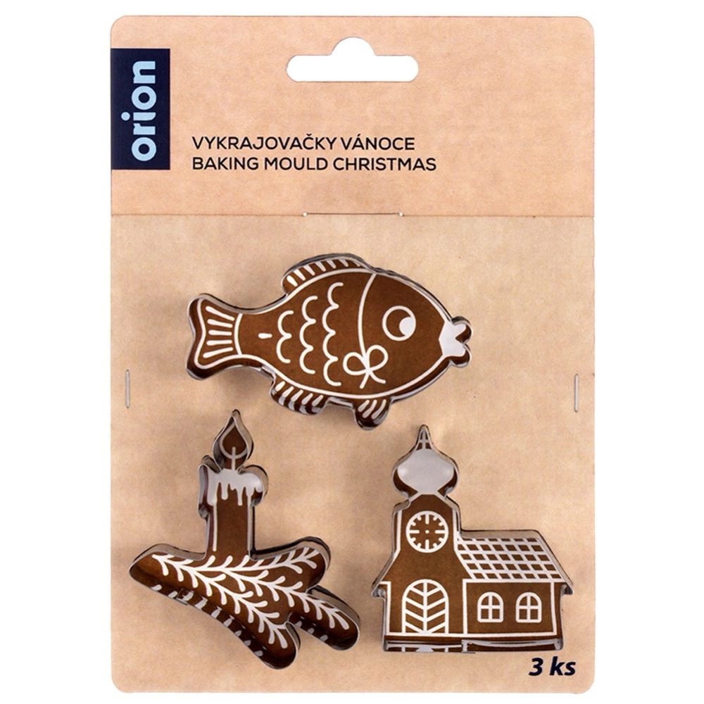 Wykrawacze do ciastek stalowe 3 szt.